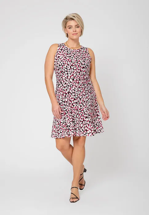 Leota Women's Calista Sleeveless Fit And Flare Dress White sold by Leota