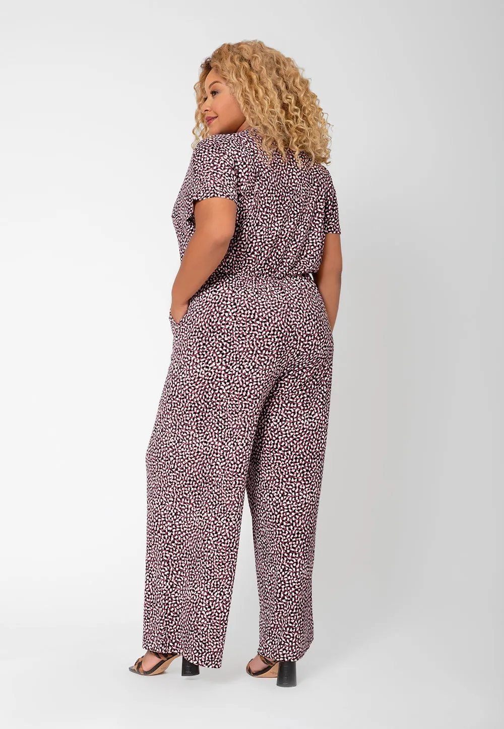 Leota Women's Ruby Wide Leg Jumpsuit Gray sold by Leota product image thumbnail 3