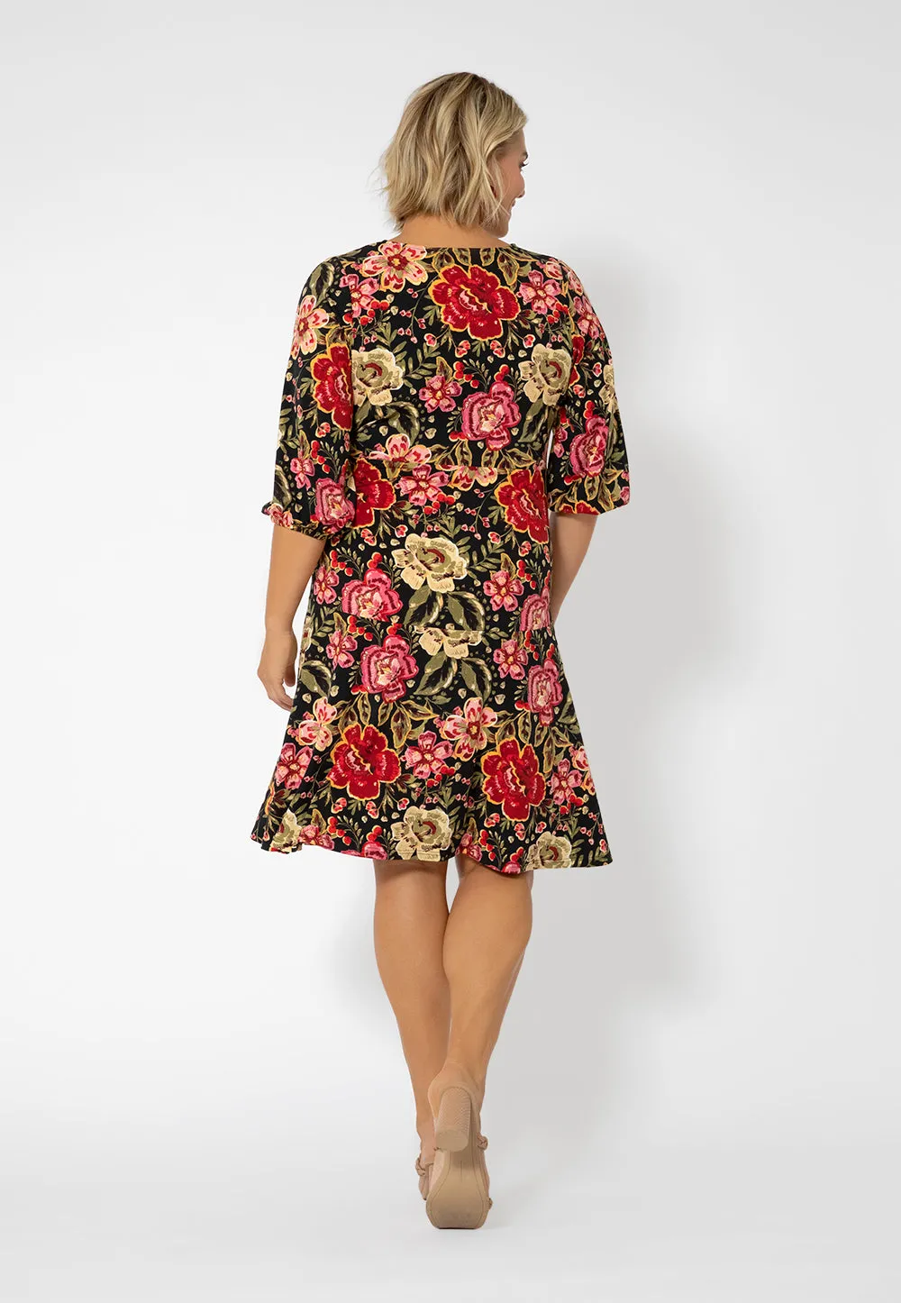Leota Women's Tanya Floral Print Dress Red sold by Leota product image thumbnail 3