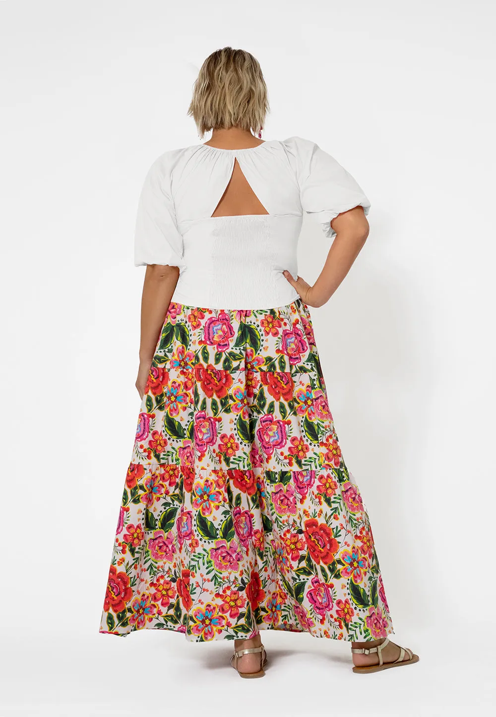 Leota Women's Maxi Evelyn Skirt Red sold by Leota product image thumbnail 3
