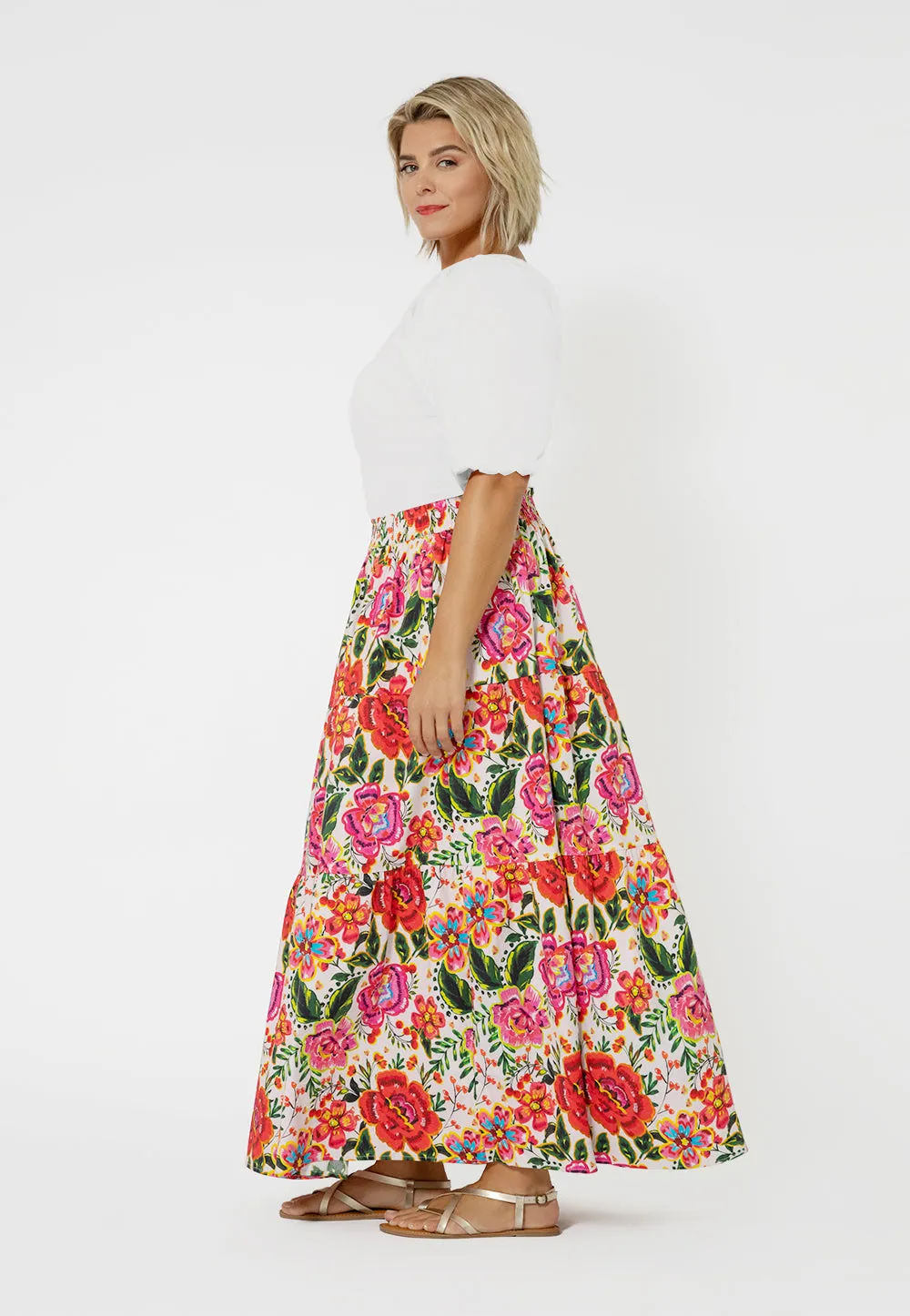 Leota Women's Maxi Evelyn Skirt Red sold by Leota product image thumbnail 2