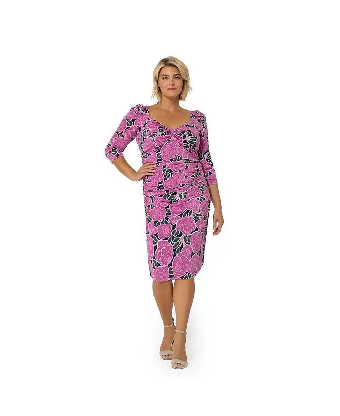 Leota Women's Marielle Floral Print Dress Purple sold by Leota product image thumbnail 4