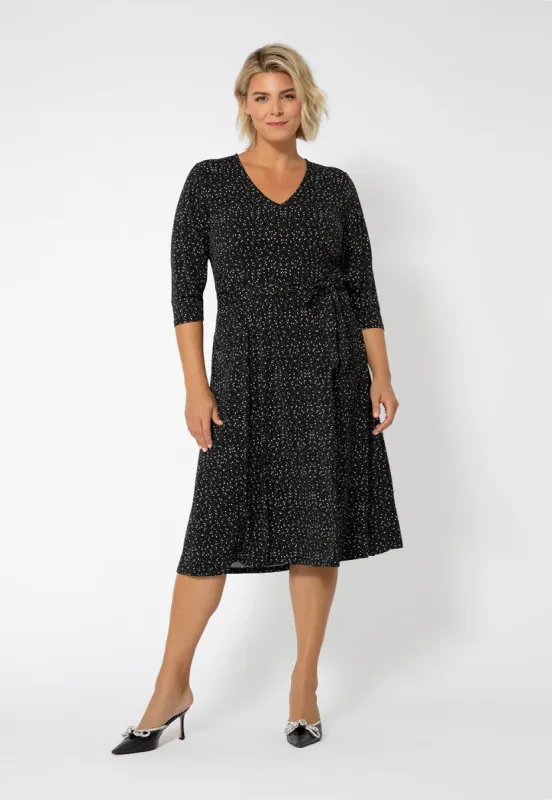 Leota Women's Eliza Belted Dress Black sold by Leota