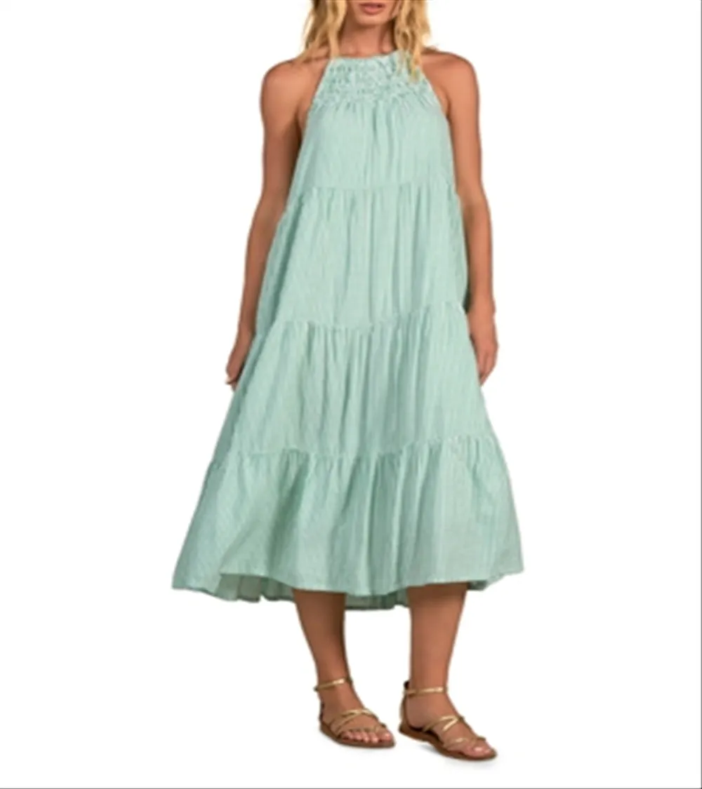 Elan Tiered Halter Maxi Dress Size XS sold by Leota product image thumbnail 4