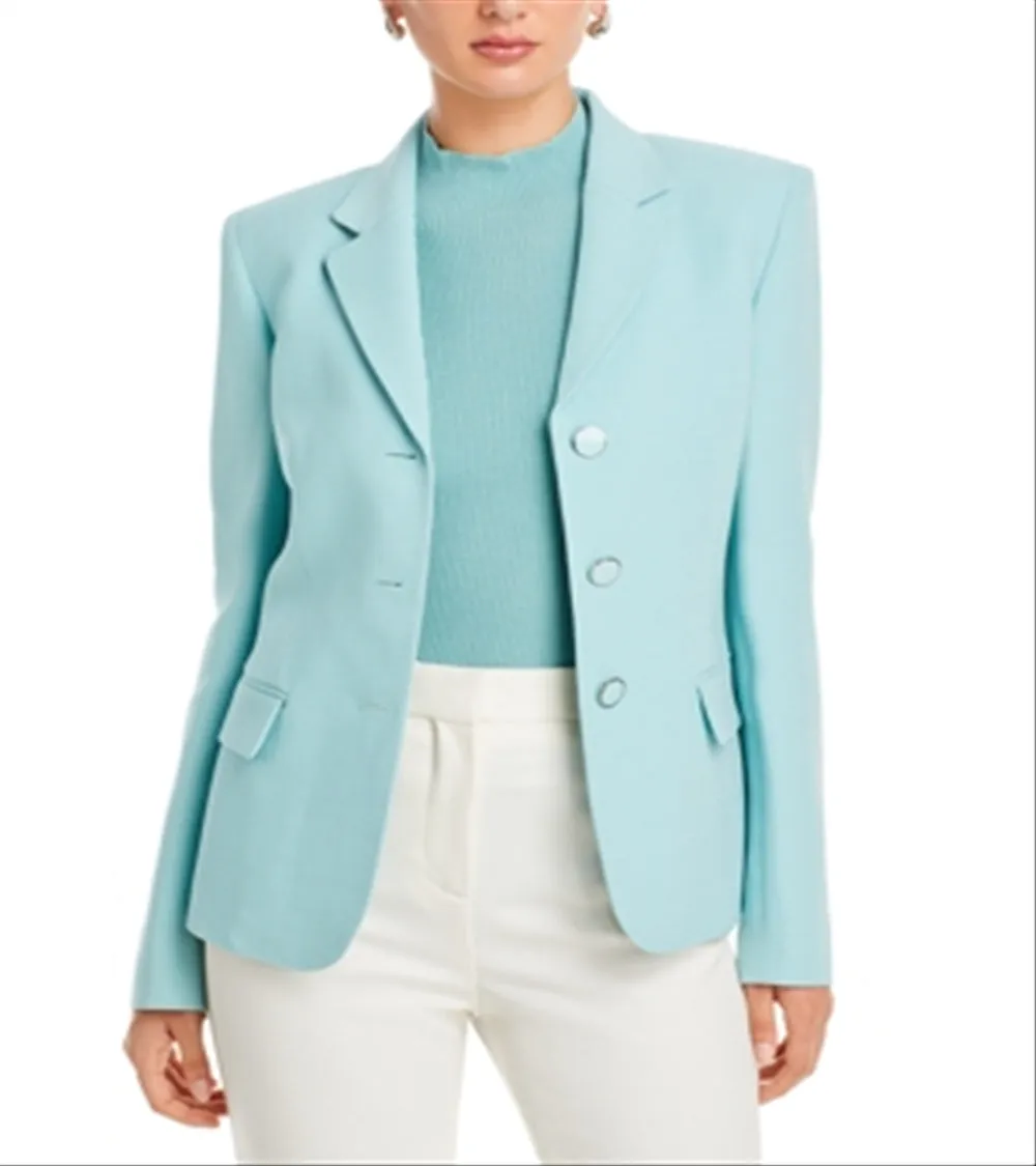Lafayette 148 New York Notch Collar Three Button Blazer sold by Leota