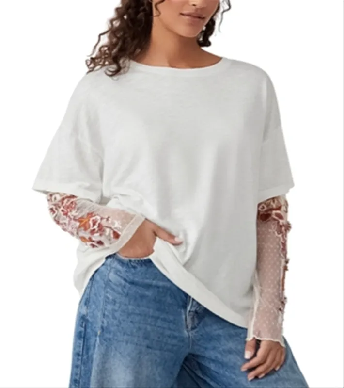 Free People Gardener Laye Over White sold by Leota
