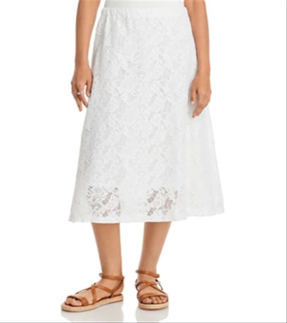 Wilt Lace A Line Skirt White sold by Leota