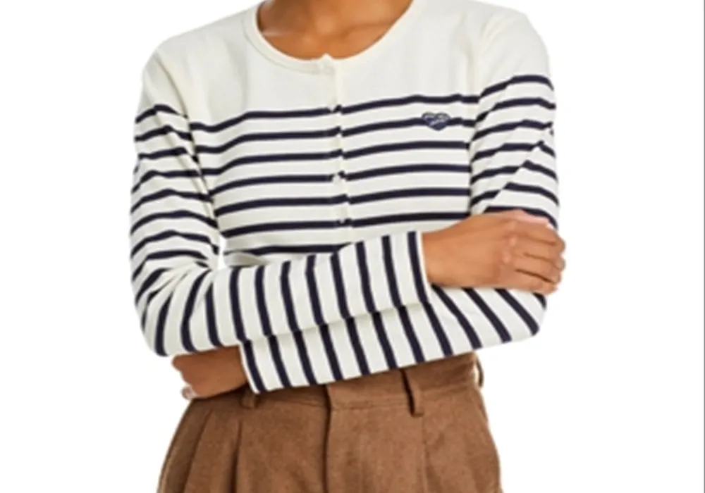 Maison Labiche Cotton Striped Top Size M sold by Leota product image thumbnail 5