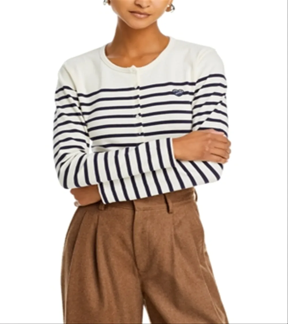 Maison Labiche Cotton Striped Top Size M sold by Leota product image thumbnail 4