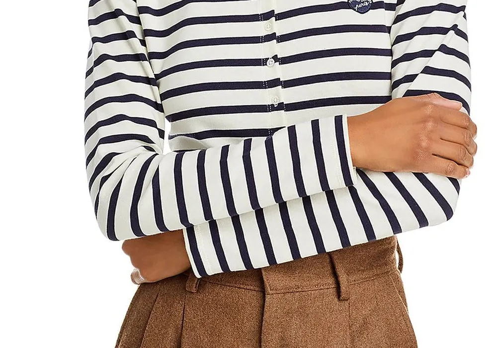 Maison Labiche Cotton Striped Top Size M sold by Leota product image thumbnail 3