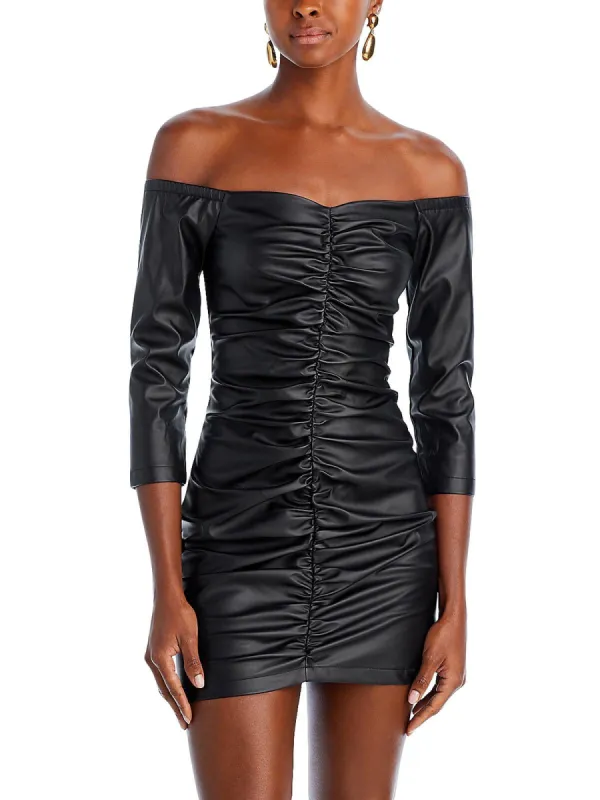 Lucy Paris Off-the-Shoulder Dress Black Size S sold by Leota