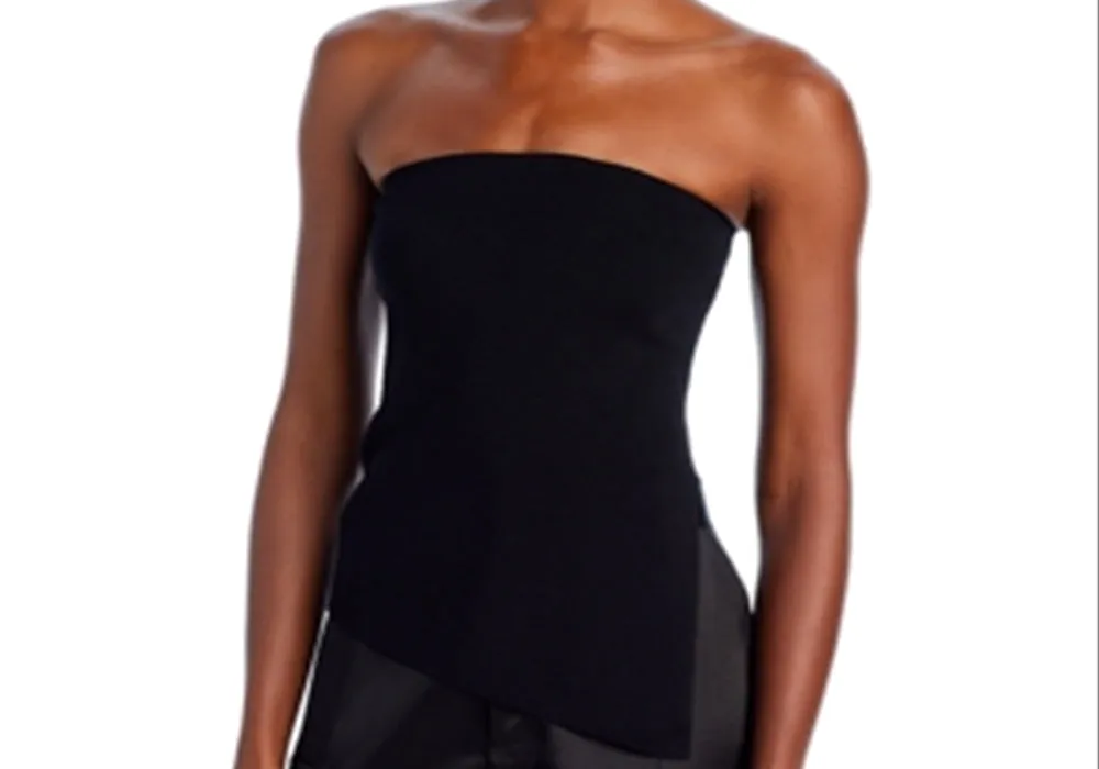 Lucy Paris Strapless Knit Top Black Size L sold by Leota product image thumbnail 2