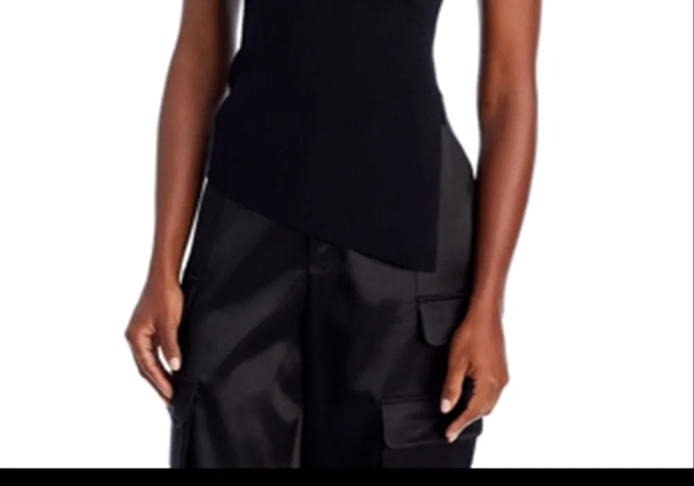 Lucy Paris Strapless Knit Top Black Size L sold by Leota product image thumbnail 3