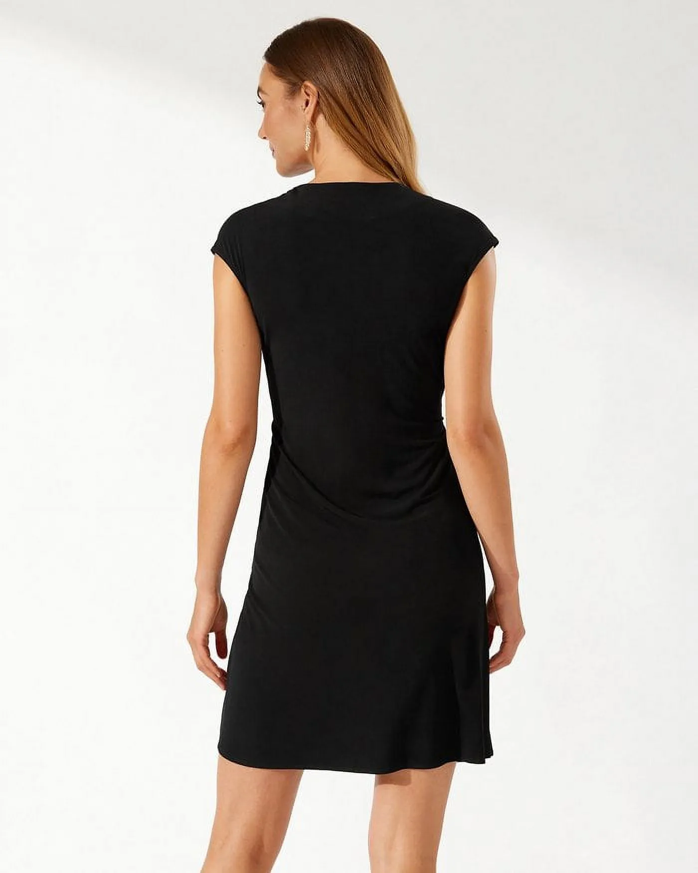 Tommy Bahama Carmela Faux Wrap Dress Black Size L sold by Leota product image thumbnail 2