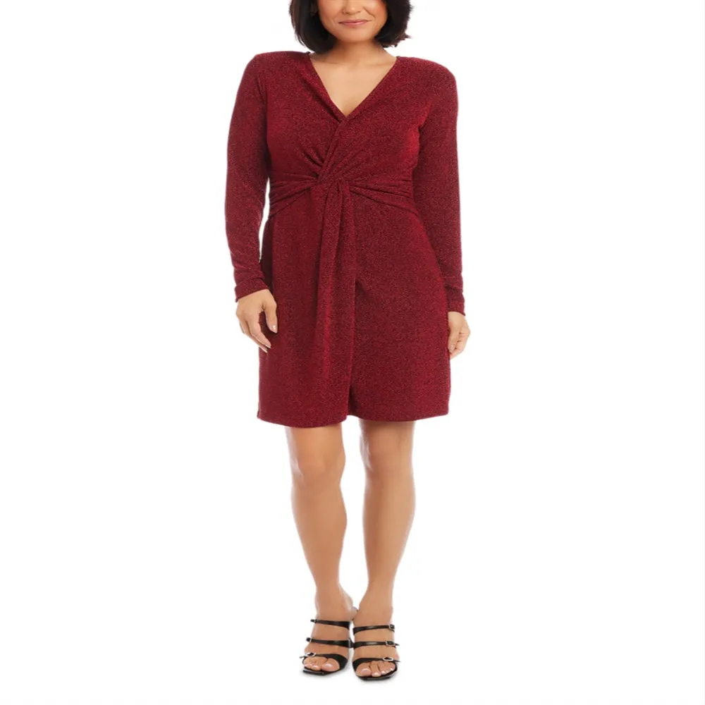 Karen Kane Twist Front Dress Red sold by Leota product image thumbnail 4