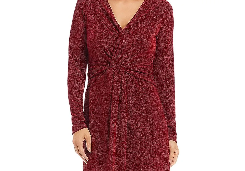 Karen Kane Twist Front Dress Red sold by Leota product image thumbnail 2