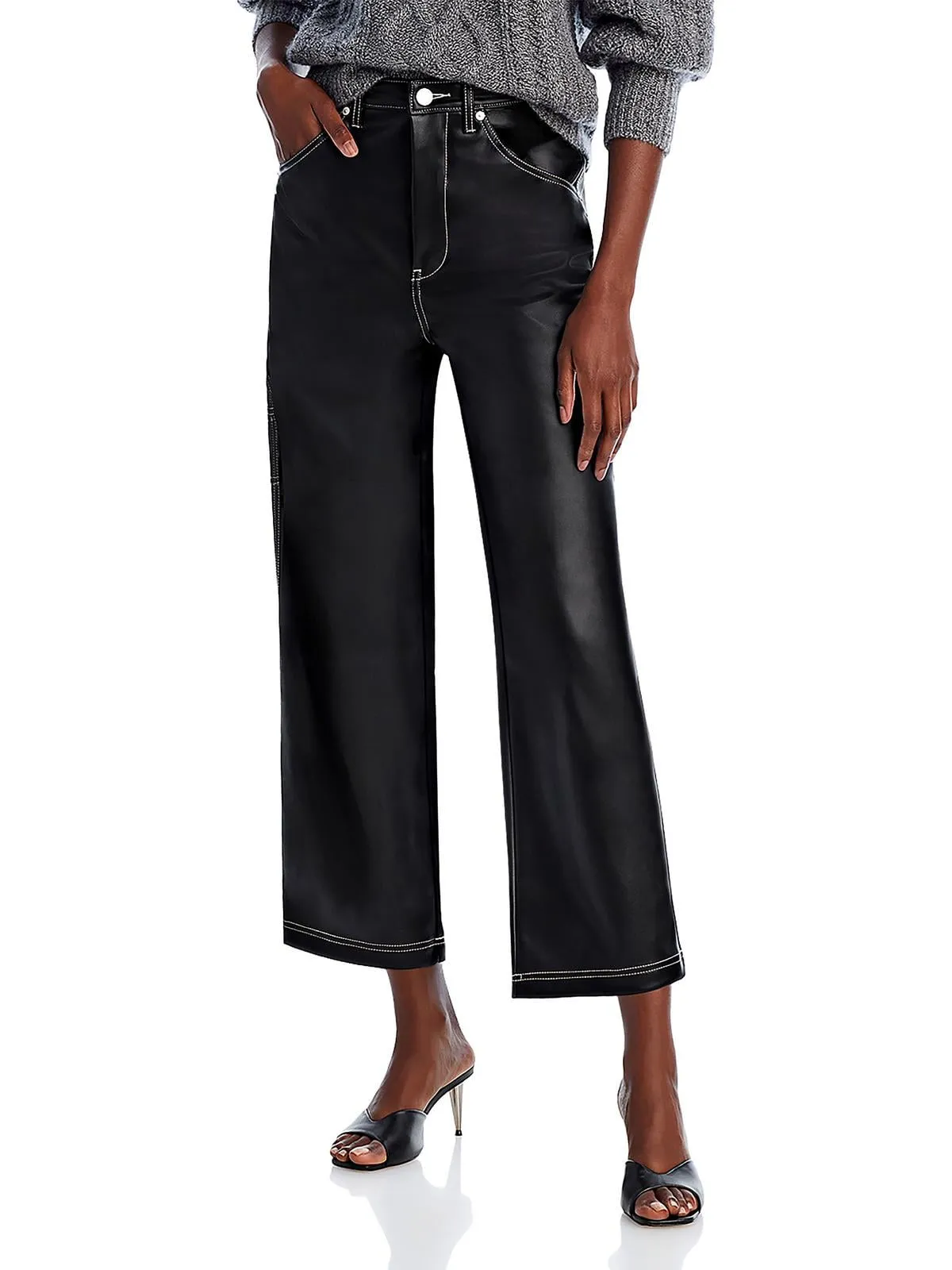 Blanknyc Faux Leather Cropped Pants sold by Leota