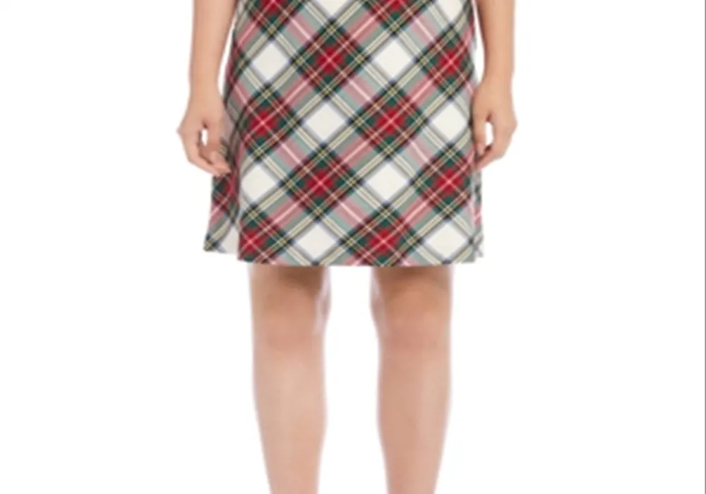 Karen Kane Bias Cut Plaid Pencil Skirt Multi Size Large sold by Leota product image thumbnail 5