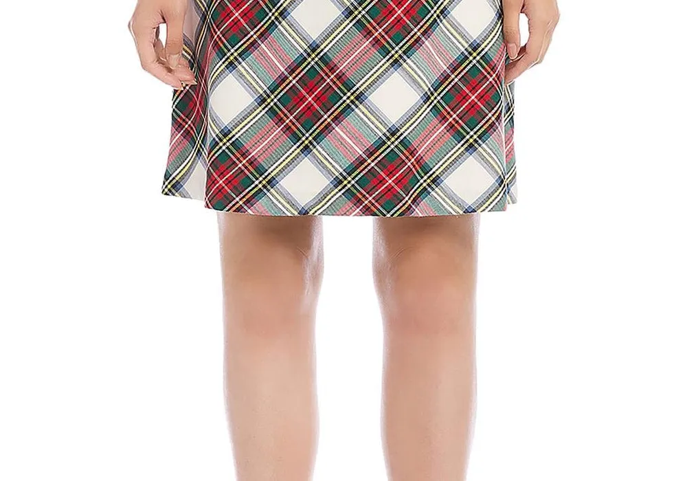 Karen Kane Bias Cut Plaid Pencil Skirt Multi Size Large sold by Leota product image thumbnail 3