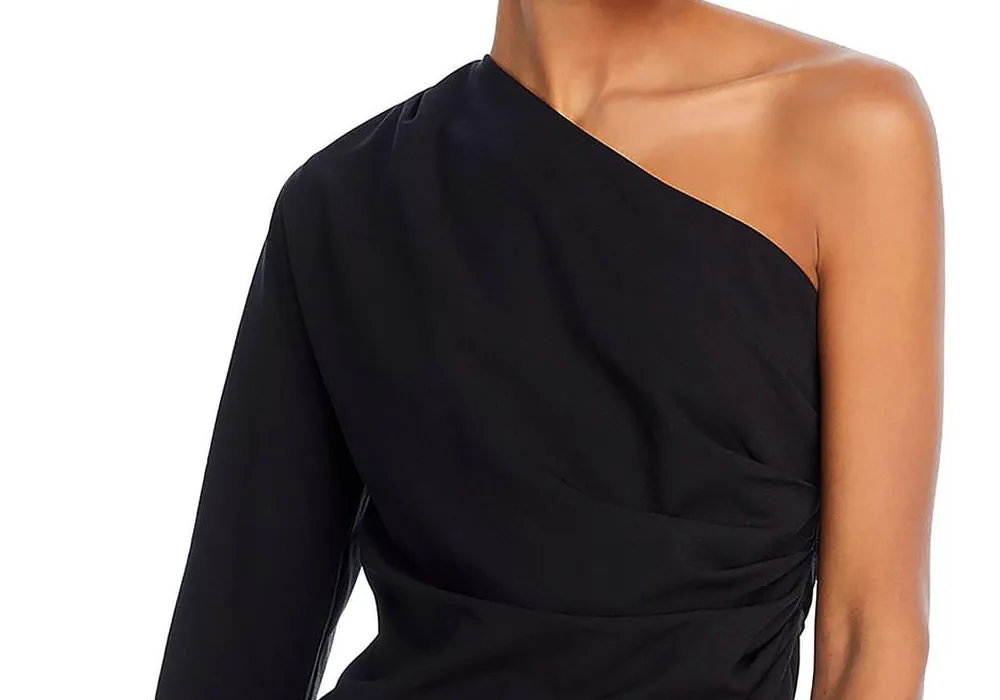 Grey Lab Asymmetric One Shoulder Top Black Size M sold by Leota product image thumbnail 2