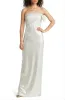 Black Halo Divina Strapless Column Gown Luxe Glow Gold Size 8 sold by Leota