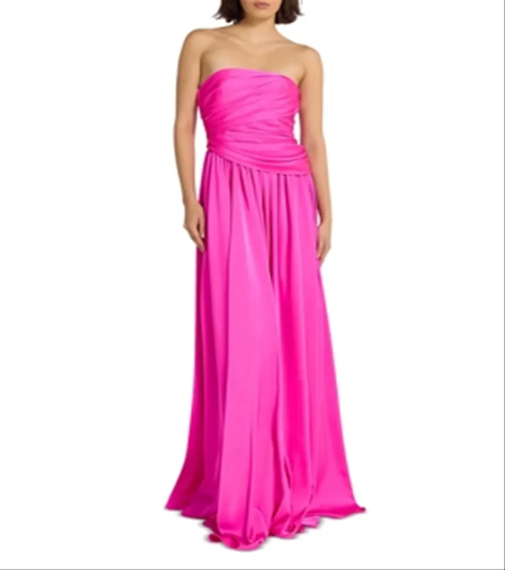 Safiyaa Victoire Strapless Gown Pink Size 14 sold by Leota