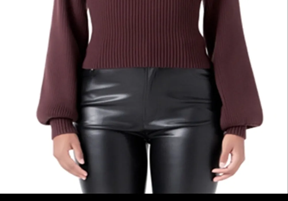 Endless Rose Knitted Balloon Sleeve Top sold by Leota product image thumbnail 3