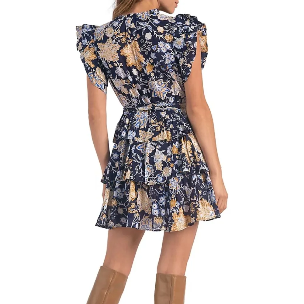 Elan Cotton Tiered Floral Dress Size Small sold by Leota product image thumbnail 2