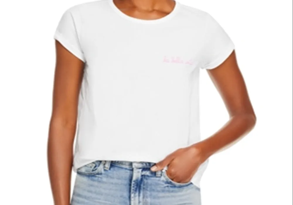Maison Labiche Cotton La Bella Vita Tee White Size M sold by Leota product image thumbnail 5