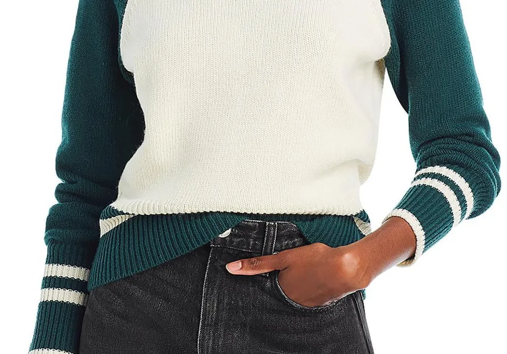 Veronica Beard Ralie Color Blocked Sweater Size S sold by Leota product image thumbnail 3