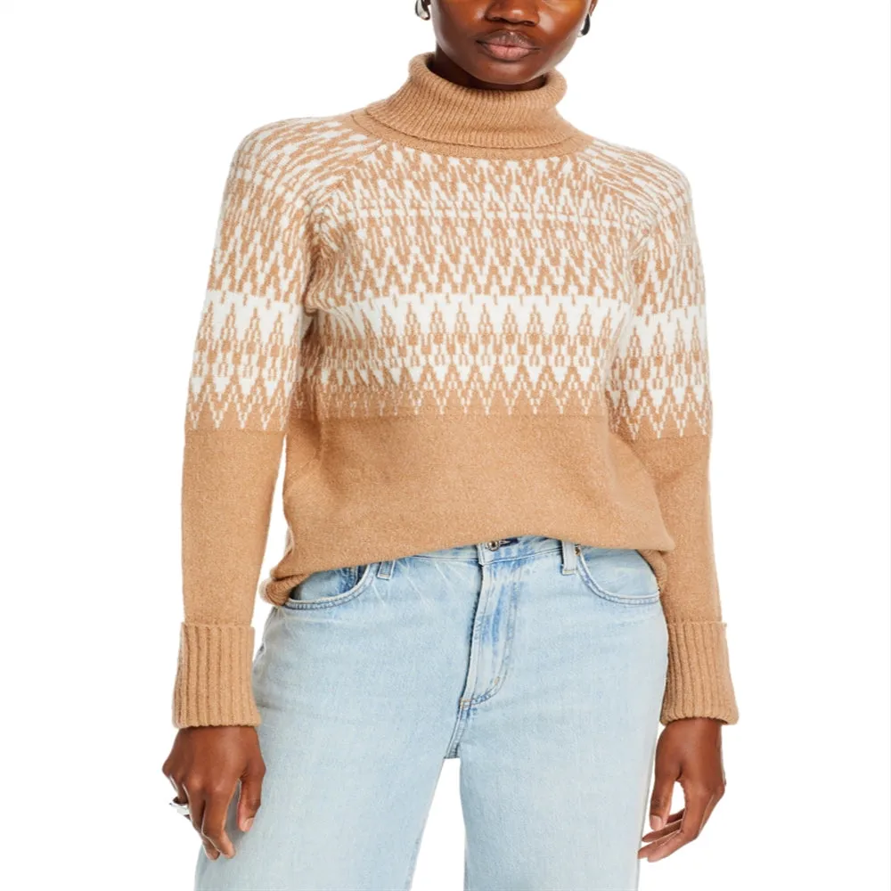 Single Thread Metallic Turtleneck Sweater Natural Whisper White Size XL sold by Leota product image thumbnail 4