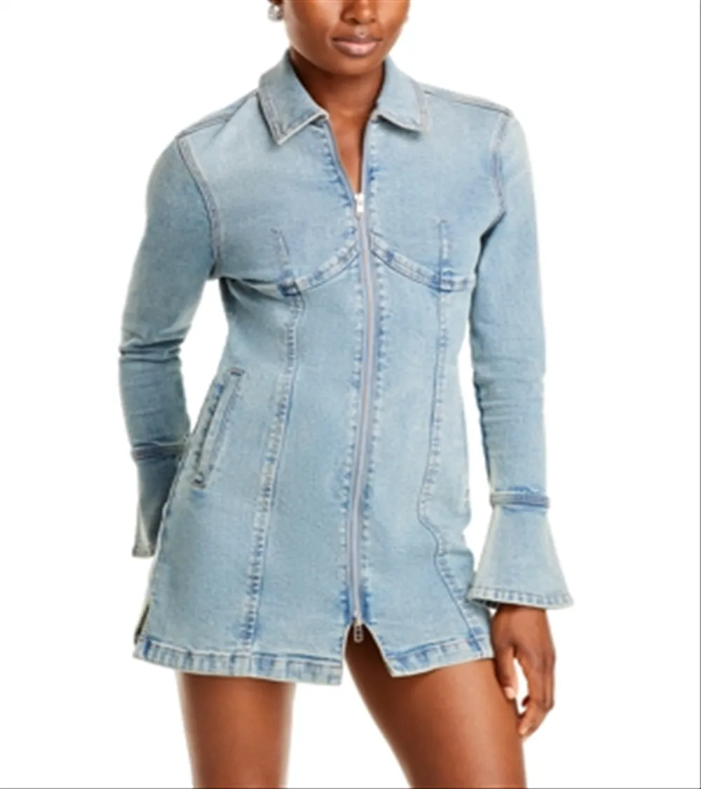 Blanknyc Denim Dress Brown Size M sold by Leota