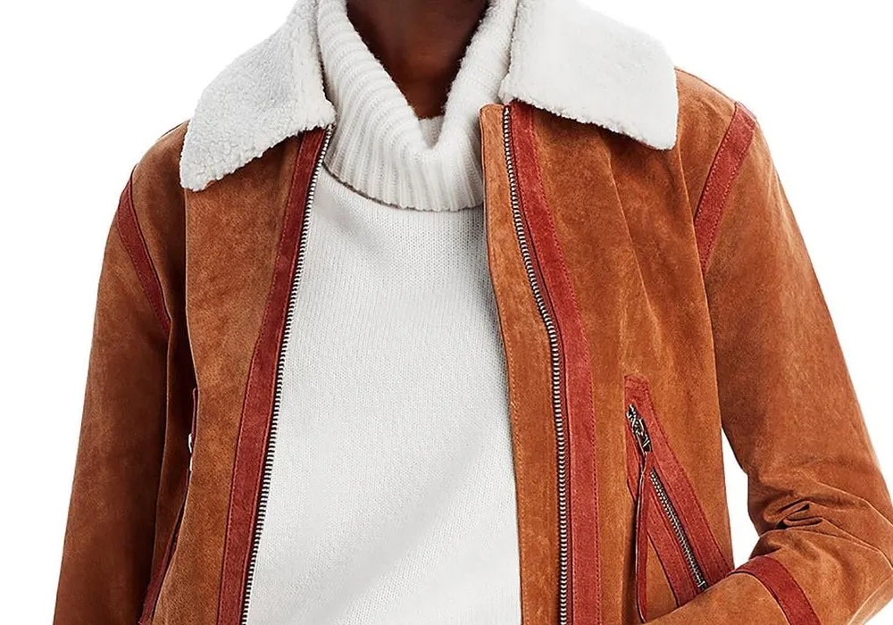 Blanknyc Faux Fur Collar Leather Jacket Brown sold by Leota product image thumbnail 2