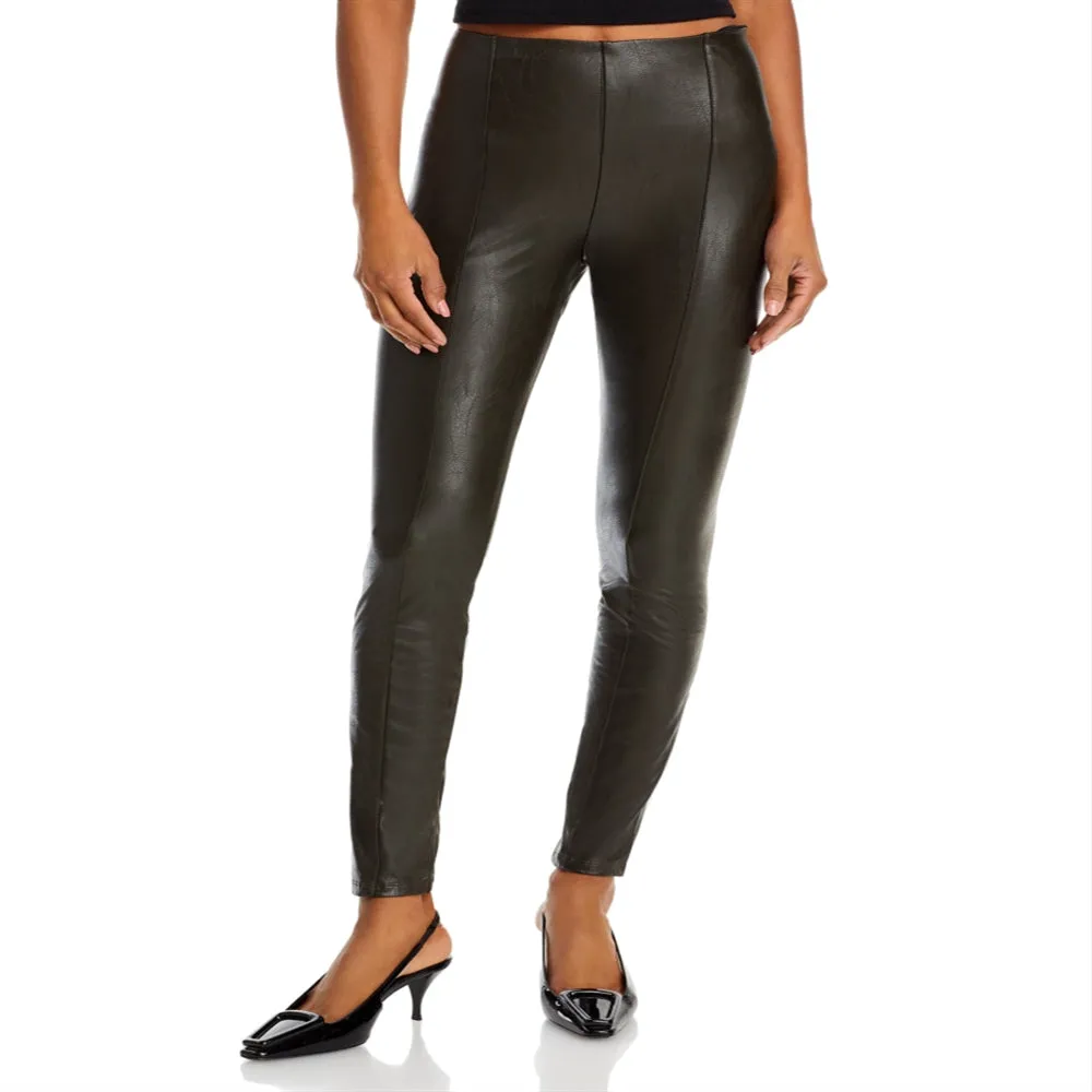 Lysse Textured Faux Leather Leggings Green Size XS sold by Leota product image thumbnail 4