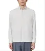 Officine Generale Arsene Long Sleeve Button Front Shirt Brown Size 4XL sold by Leota