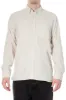 Officine Generale Arsene Long Sleeve Button Front Shirt Brown Size 4XL sold by Leota