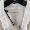Officine Generale Arsene Long Sleeve Button Front Shirt Brown Size 4XL sold by Leota
