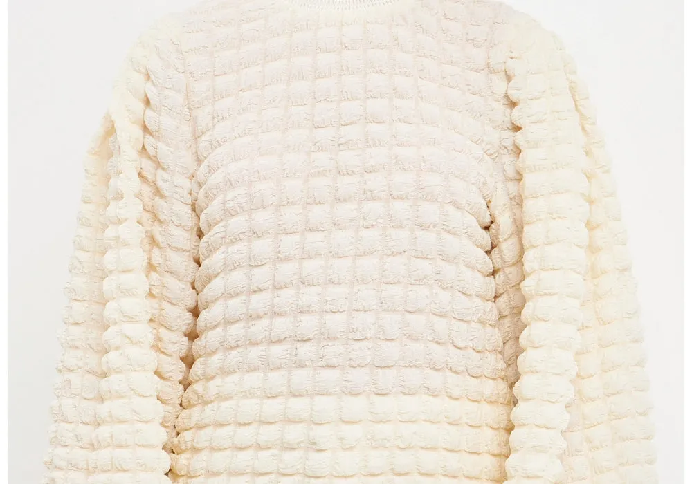 Women's Textured Smock Neck Blouse Natural Size S sold by Leota product image thumbnail 2