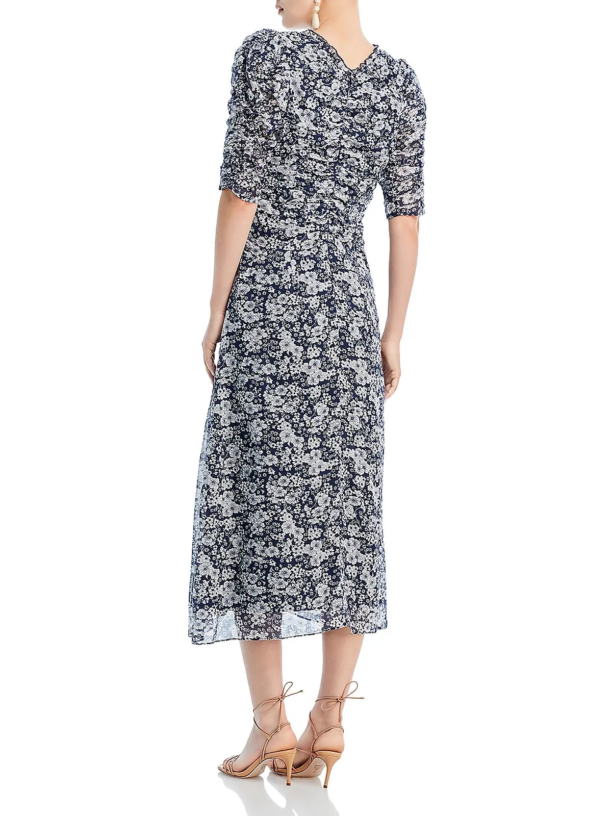 Sea New York Suzie Ruched Midi Dress Navy sold by Leota product image thumbnail 2