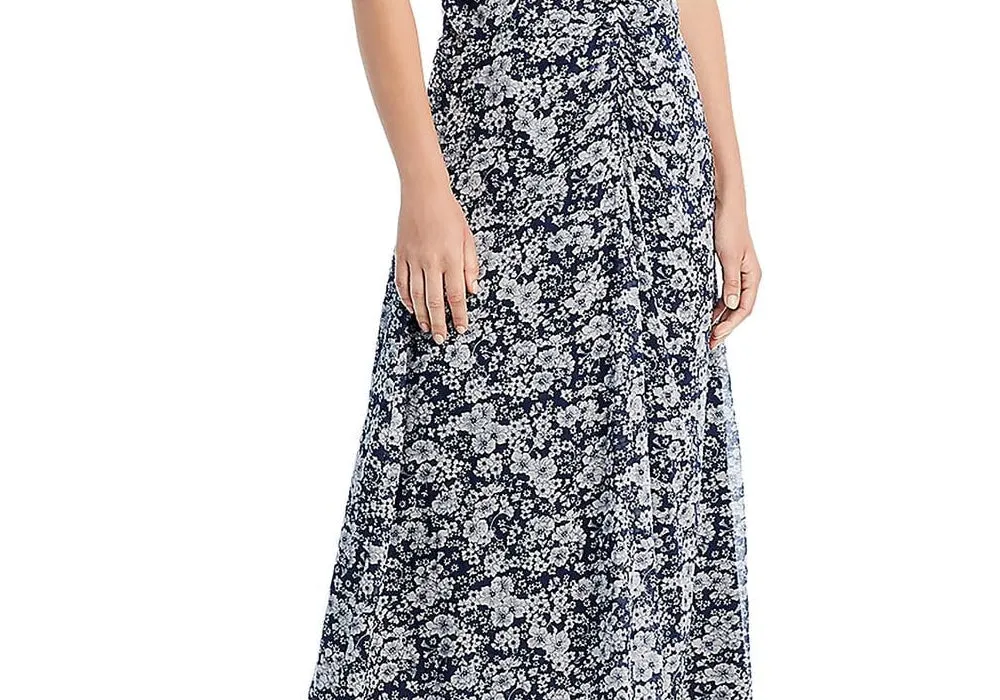 Sea New York Suzie Ruched Midi Dress Navy sold by Leota product image thumbnail 3