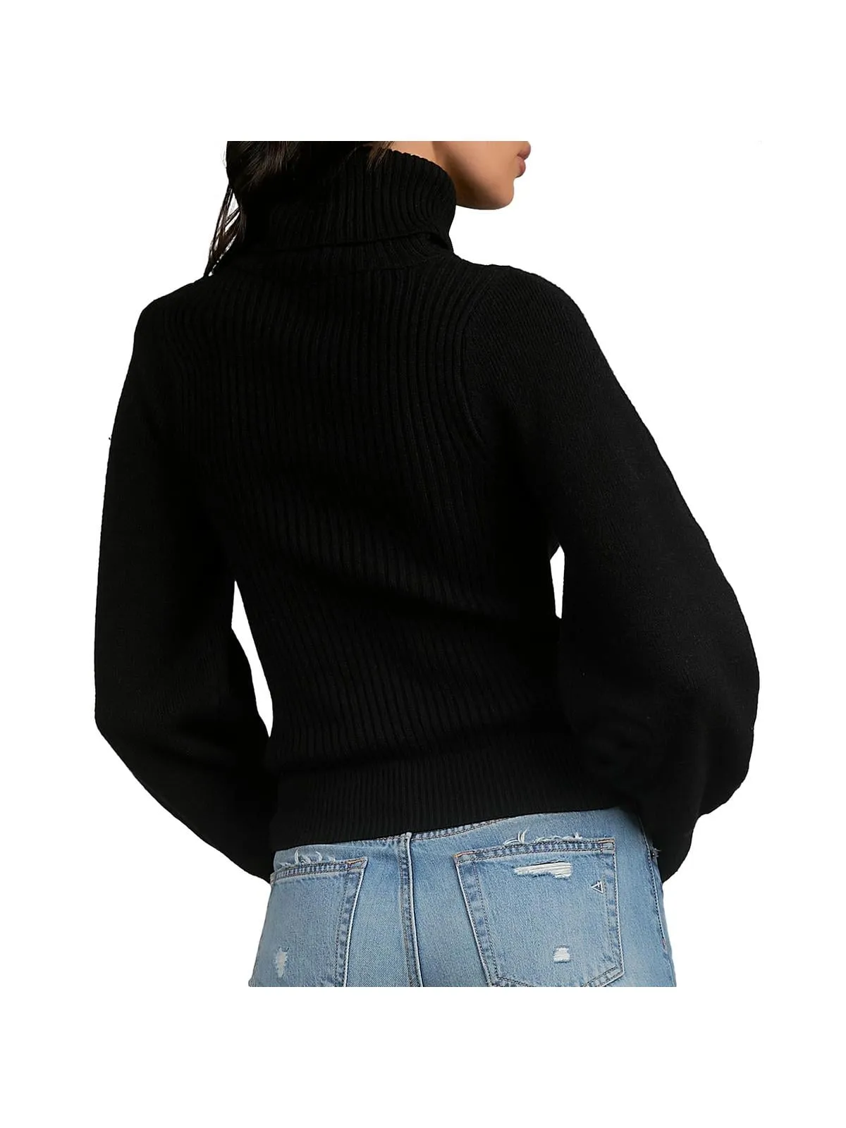Elan Cutout Turtleneck Sweater Black Size XS sold by Leota product image thumbnail 2