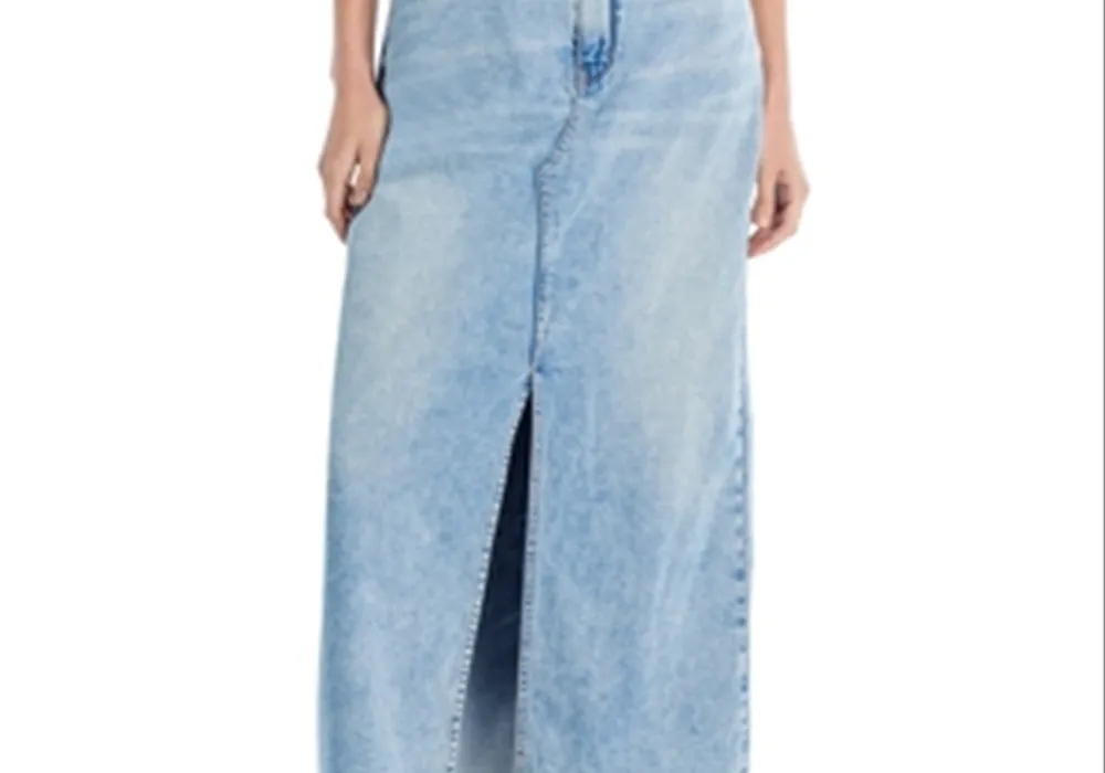 Blanknyc Cotton Front Slit Denim Skirt Blue Size 26 sold by Leota product image thumbnail 2