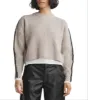 rag & bone Ingrid Wool Crewneck Sweater Gray Size L sold by Leota