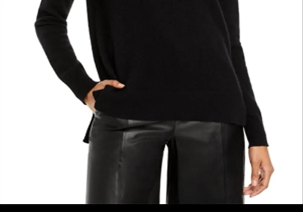 Aqua Cashmere High Low Cashmere Sweater Black Size M sold by Leota product image thumbnail 3