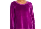 Wilt Velour Raglan Sweatshirt Pink sold by Leota