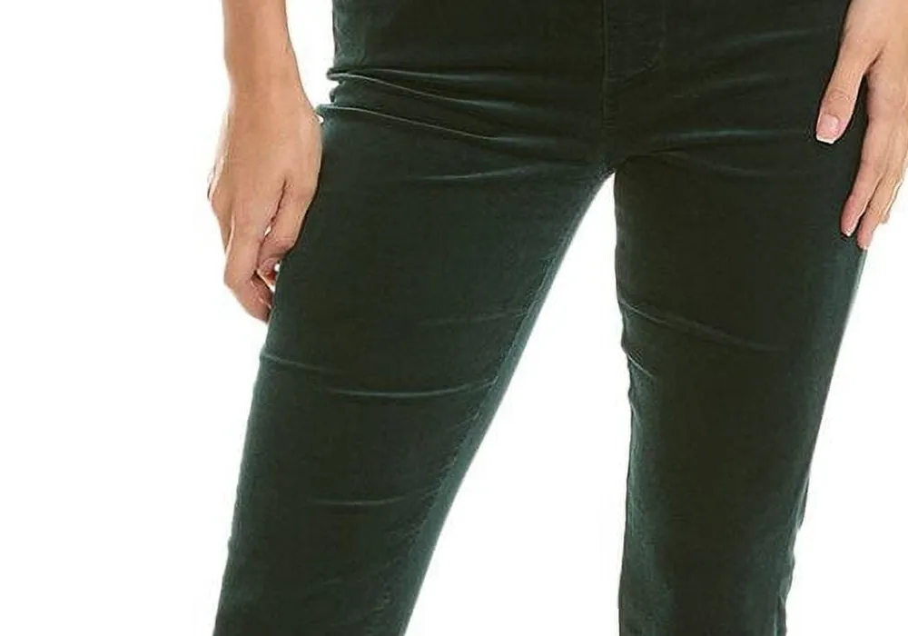 7 For All Mankind High Rise Ankle Skinny Jeans Hunter Green Size 31 sold by Leota product image thumbnail 3