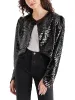 Steve Madden Juliet Cropped Piano Sequin Bolero Black sold by Leota