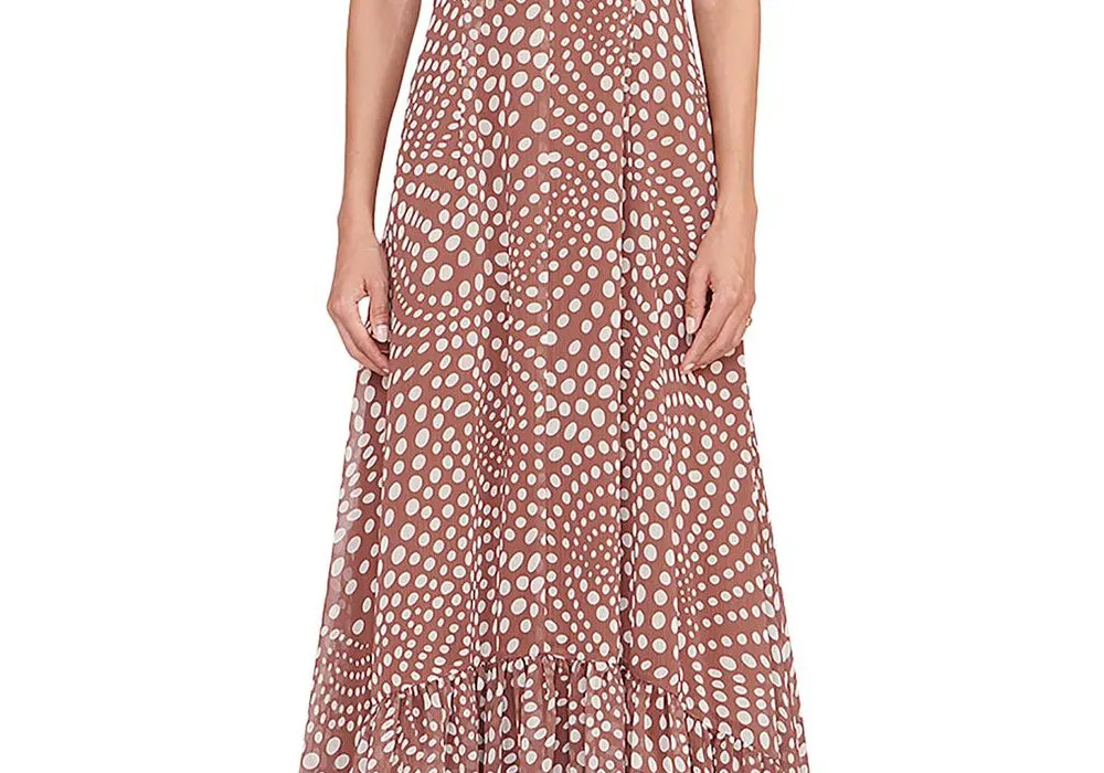 Staud Florence Dress Brown Size L sold by Leota product image thumbnail 3