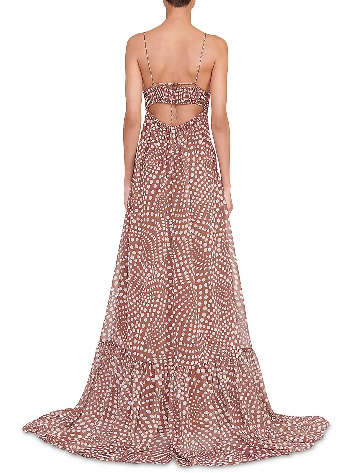 Staud Florence Dress Brown Size L sold by Leota product image thumbnail 2