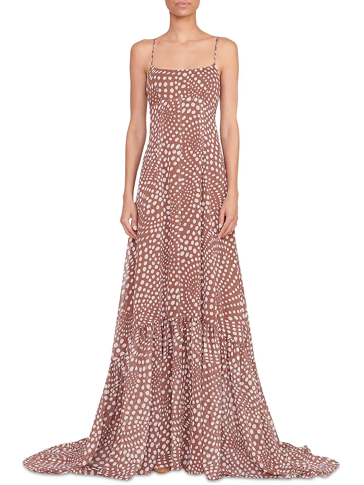 Staud Florence Dress Brown Size L sold by Leota